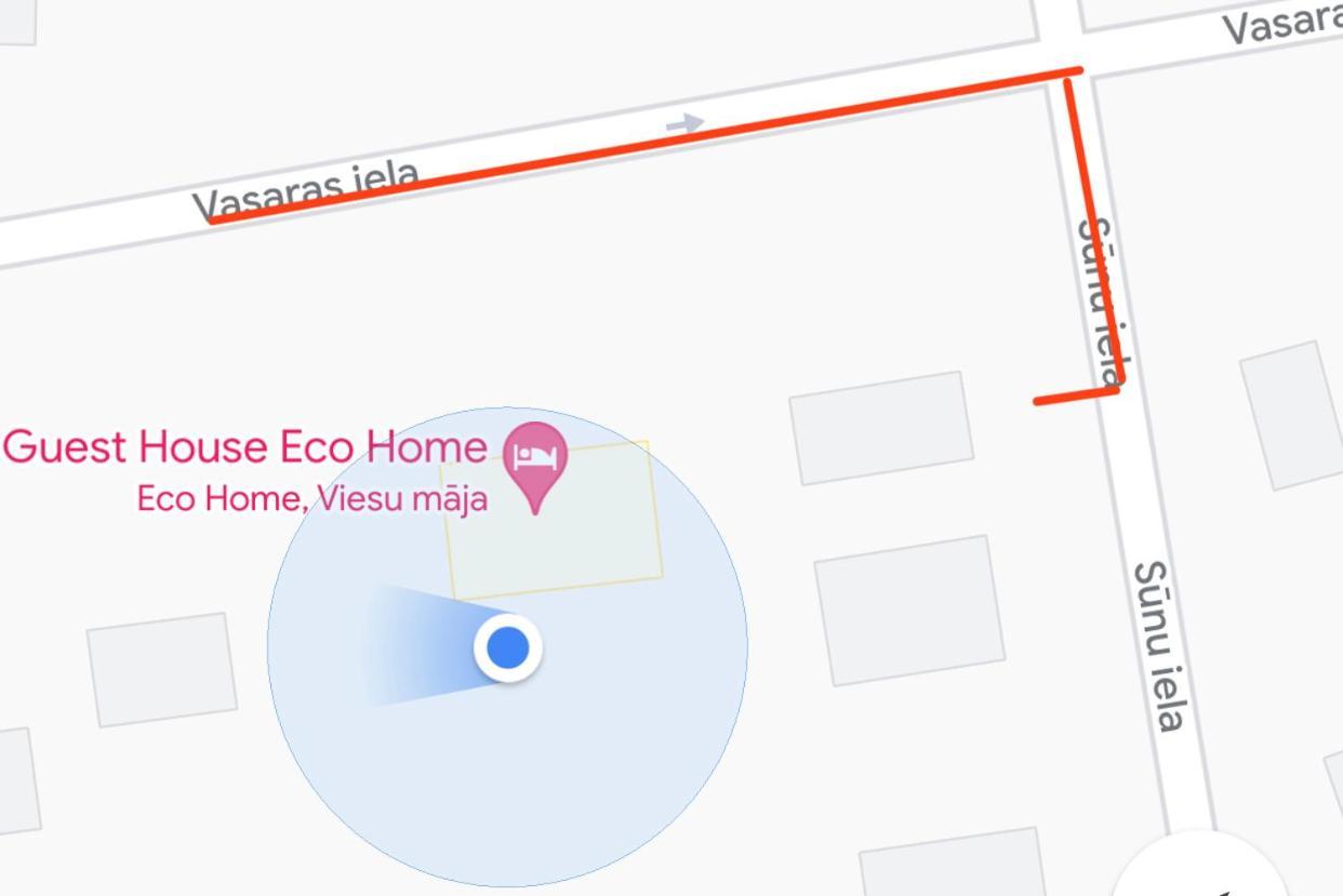 Guest House Eco Home Jūrkalne Dış mekan fotoğraf